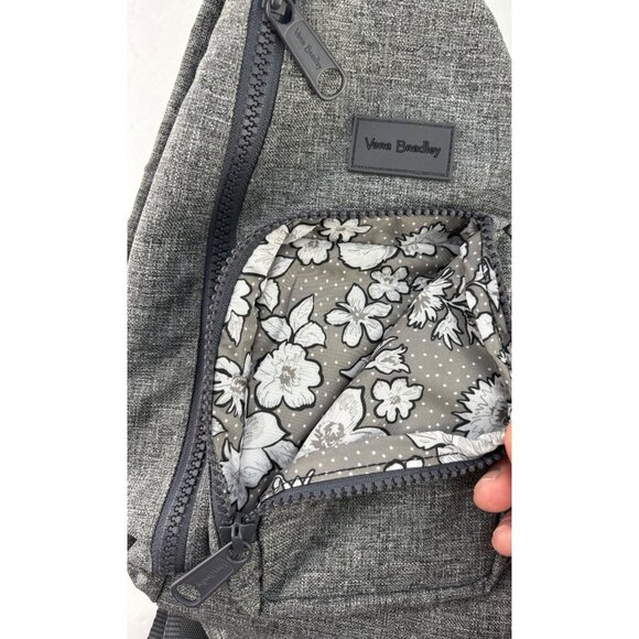 Vera Bradley ReActive Mini Sling Backpack Belt Bag Crossbody in Gray - Picture 5 of 9